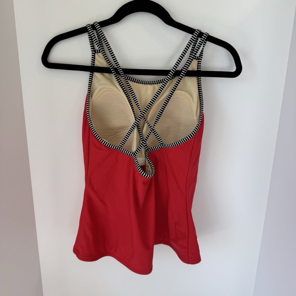 Miraclesuit Tankini Top‎ Red Size 10 D - Picture 3 of 5